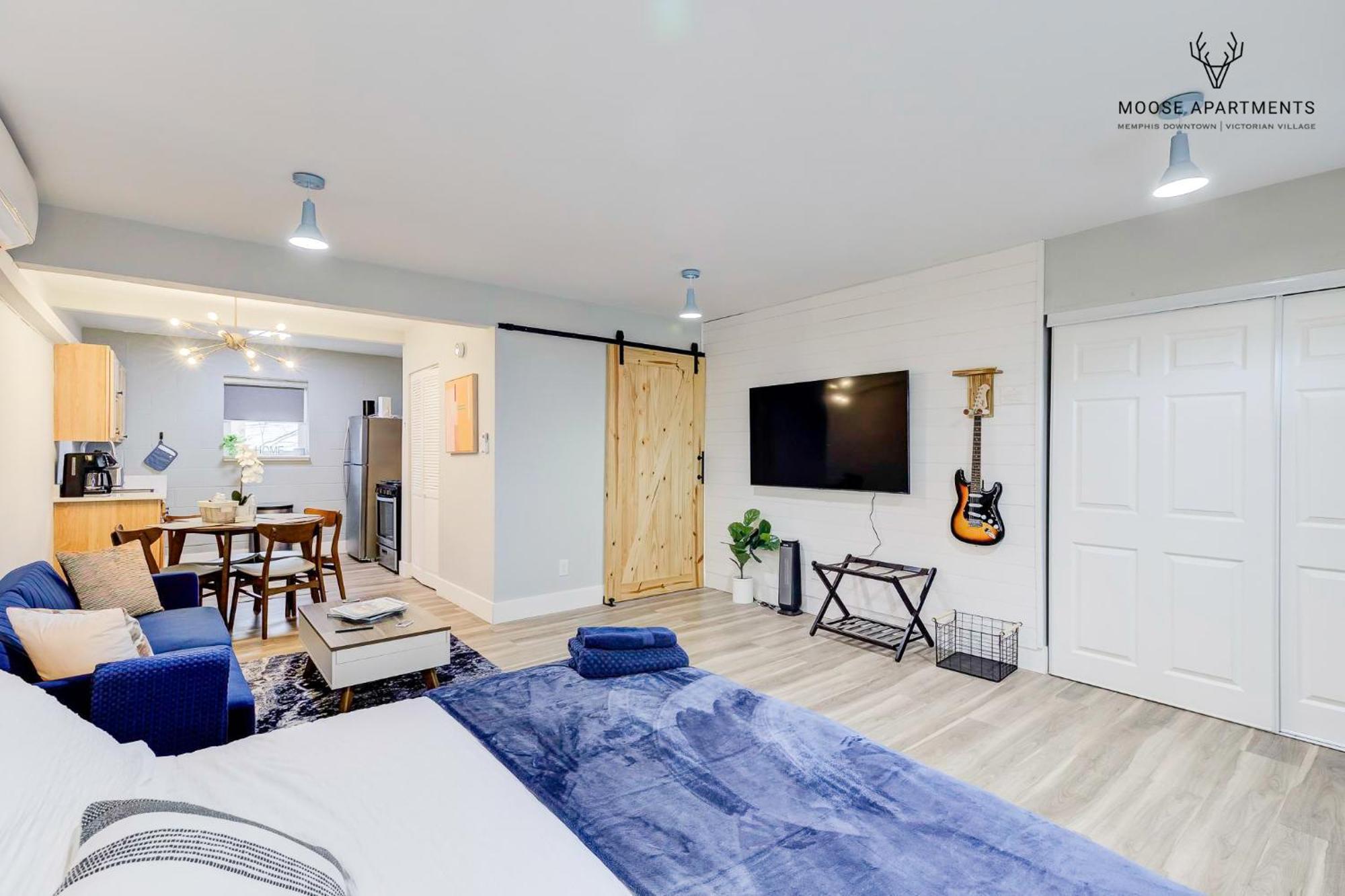 Apartamento The Moose #9 - Brand New Luxe Modern Loft With Free Parking, King Bed & Fast Wifi Memphis Exterior foto